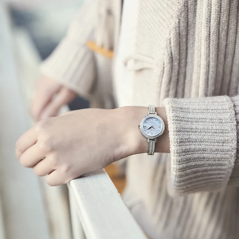 Часы CITIZEN Eco-Drive женские деловые часы с циферблатом River Frizz простой стальной