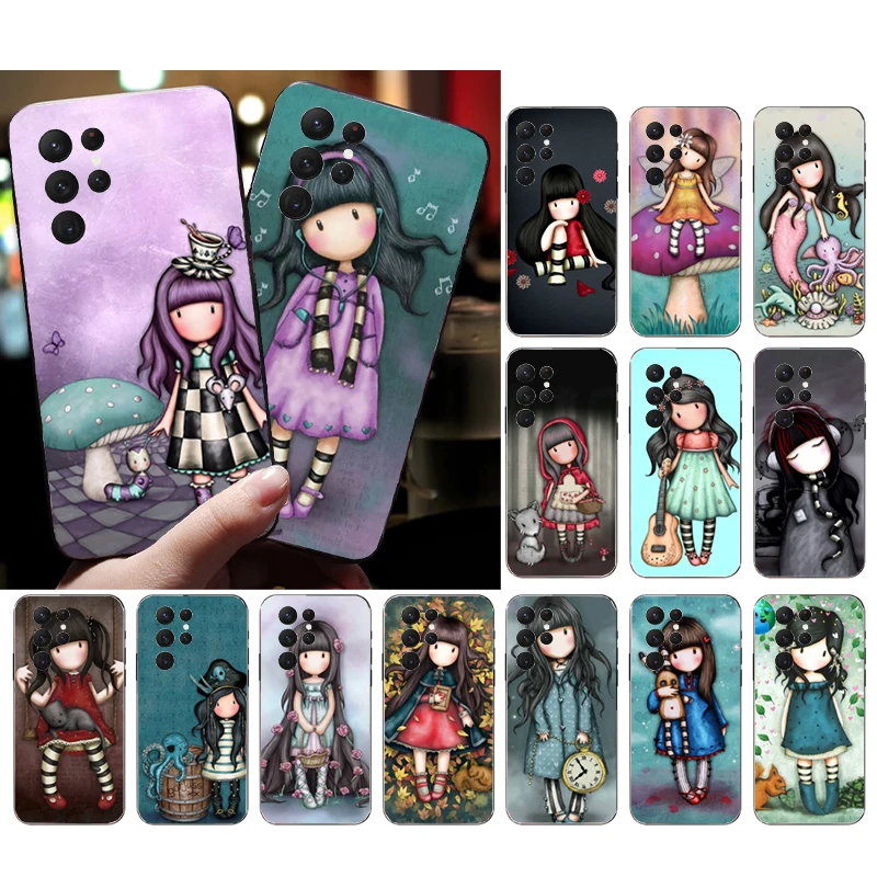 

Cute Cartoon Girl Kid santoro_gorjuss Case for Samsung S23 S22 S21 S20 Ultra S20 S22 S21 S10E S20FE Note 10Plus Note20 Ultra