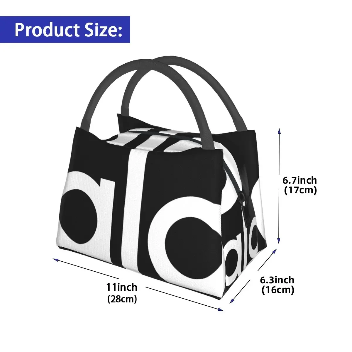 Сумка для ланча WAl0 с логотипом Модный повседневный Ланч-бокс женщин школьная
