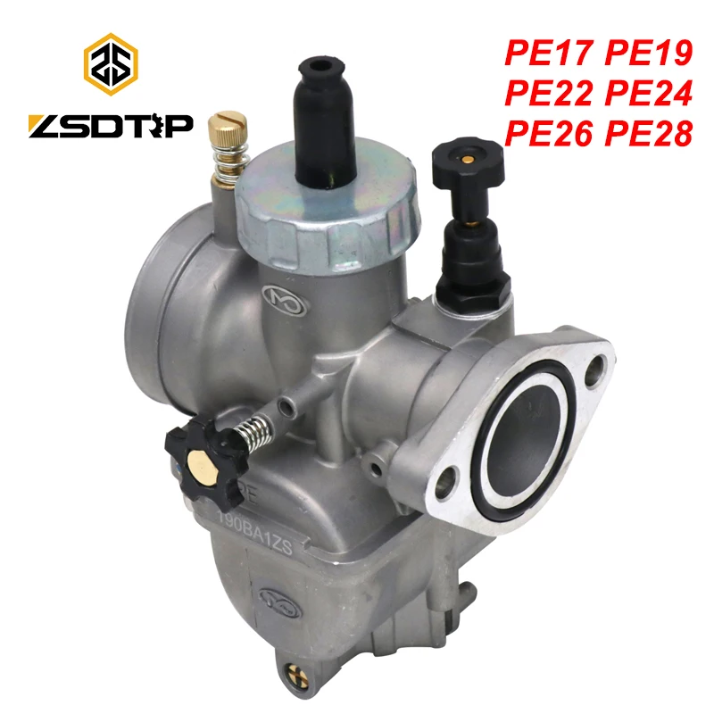 Карбюратор ZSDTRP для мотоцикла GY6 JOG DIO 50-250cc 2T 4T фланец двигателя PE карбюраторы 17 19 22