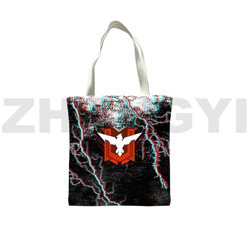 Легкая портативная сумка на плечо Free Fire Garena 3D Harajuku Game Tote Bag Повседневные сумки