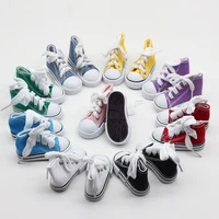 7 5 cm doll shoes 13 60cm bjd canvas casual 16 inch sneakers dress up diy play house girl toys doll accessories