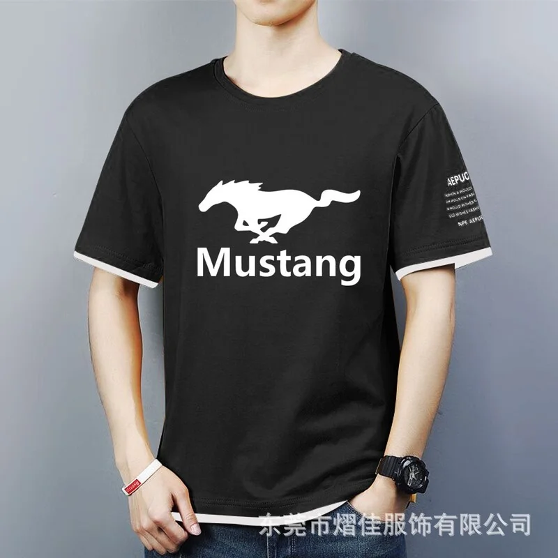 

Мужская хлопковая футболка-поло с коротким рукавом и контрастными цветами