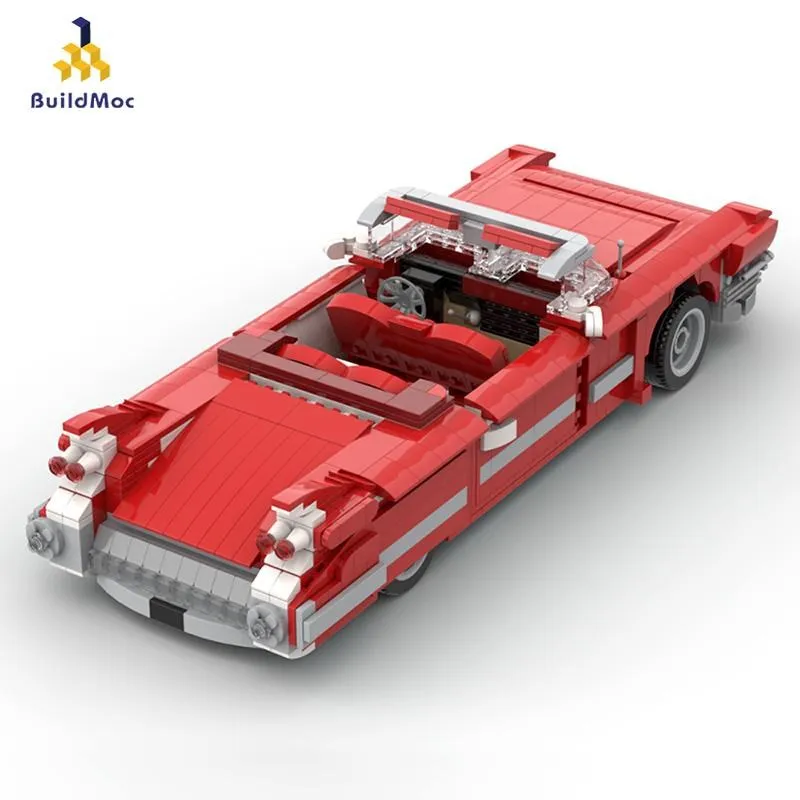 

BuildMOC Technical Convertible Car Building Blocks High Tech Classic Supercar Model Creative Toy for Children Racing Car Gift