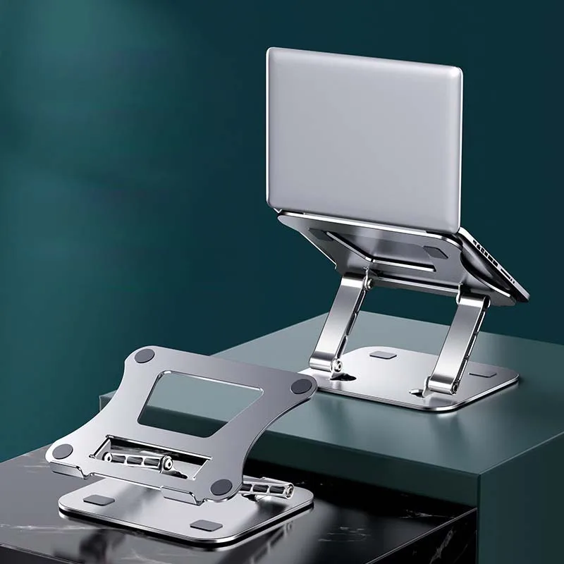 

Aluminum Laptop Stand Read Book Holder Foldable Notebook Stand Laptop Support Mac Tablet Stand