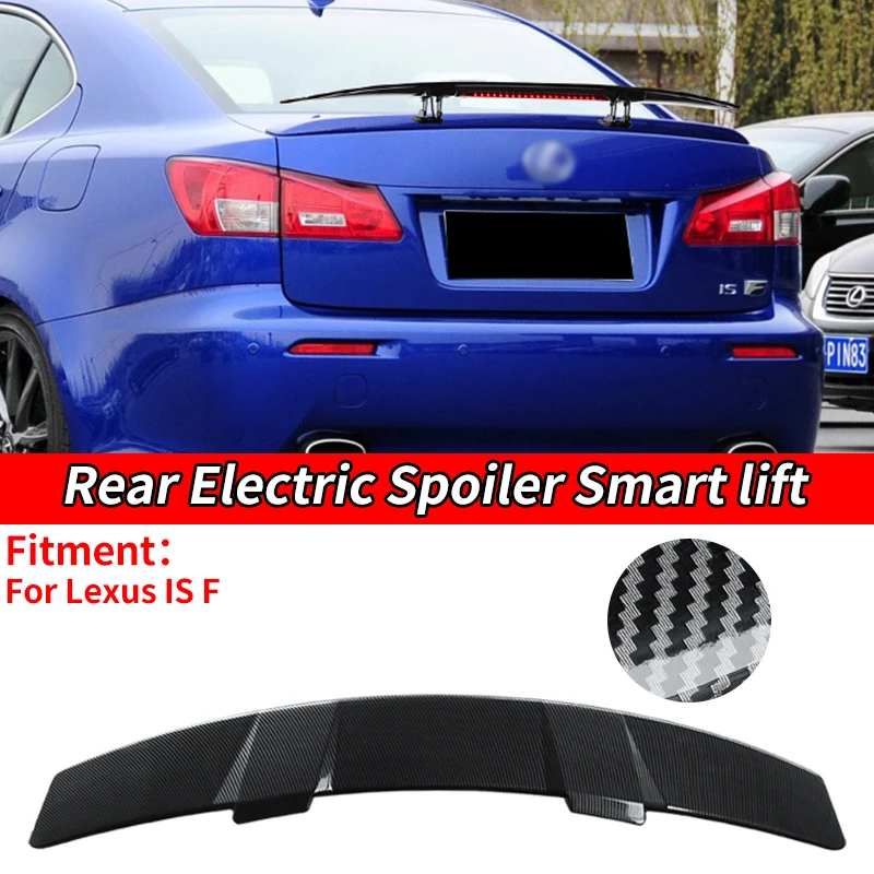 

Car Universal Electric Rear Spoiler Wing Trunk Tail Remote Control Modification Accessorie For Lexus-IS F