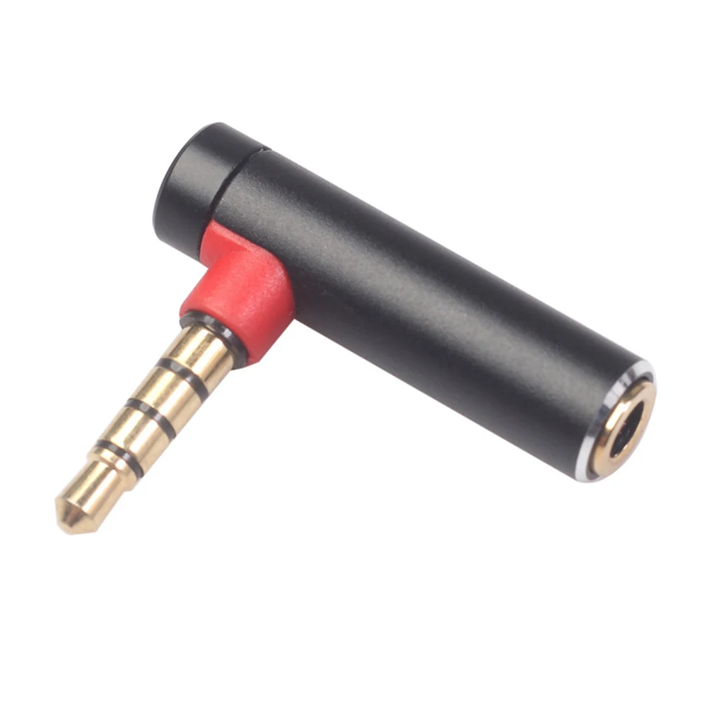 

Stereo Plug Adapter Wear-resistant Headphone Splitter Video Camera for Smartphone Microphone Desktop Computers