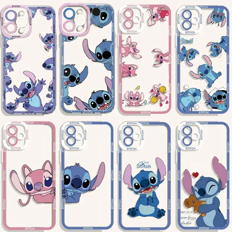 Чехол для VIVO Y28 Y76 Y75 Y02 Y02T Y02A Y11 V21 V23 Y33 Y51 Y31 Y17S Y50 Y30 V23E Y100 Y03 Y22 Y20 V30E чехол Stitch Cute