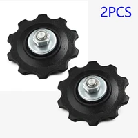 2pcs sram bicycle 6 7 speed rear derailleur plastic jockey wheels guide wheels spare parts for bicycle