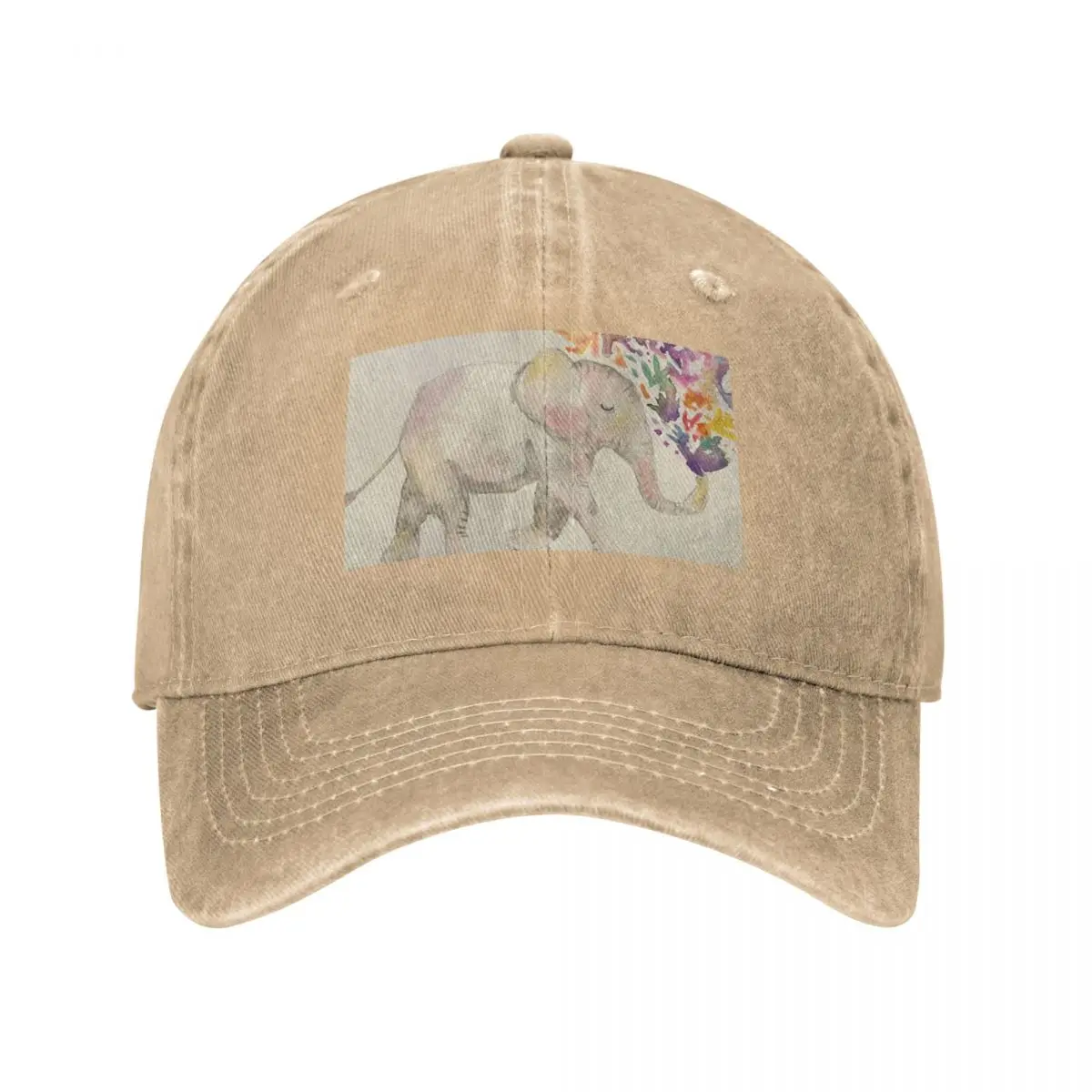 SLB Designs Happy Elephant Baseball Cap Uv Protection Solar Hat Trucker Ball Men's Luxury Women's