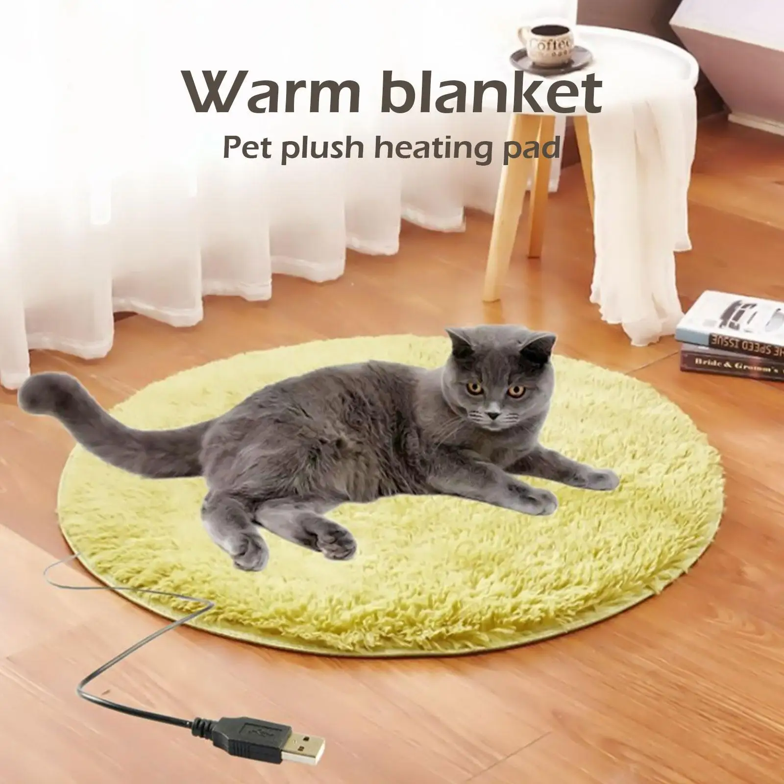 

Электрическая грелка для домашних животных, 40 х40 см, водонепроницаемая, устойчивая к царапинам