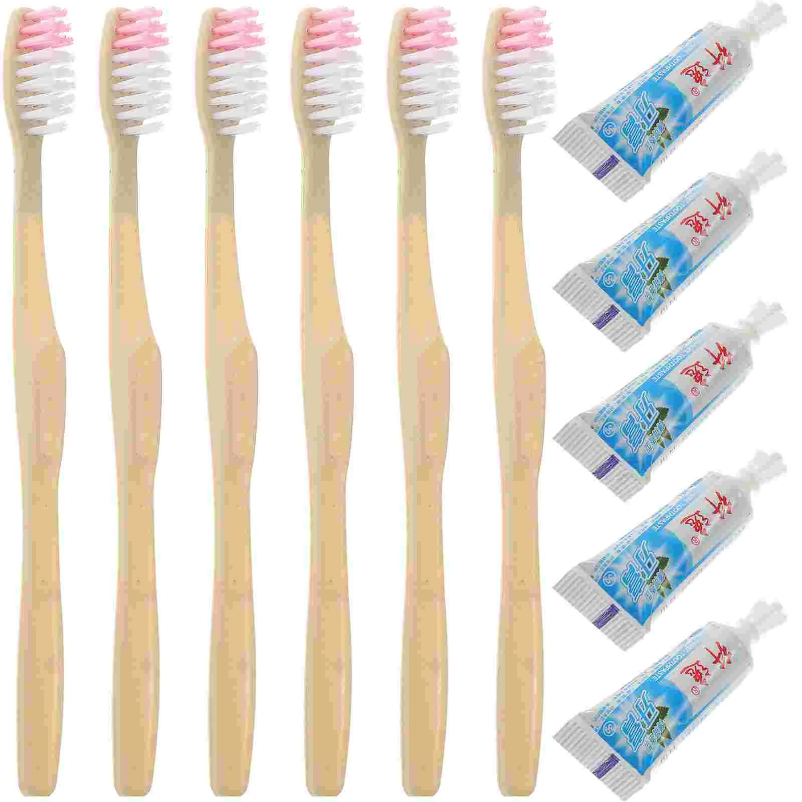 

10 Pcs Travel Toothpaste Disposable Soft Bristle Hotel Kit Dedicated