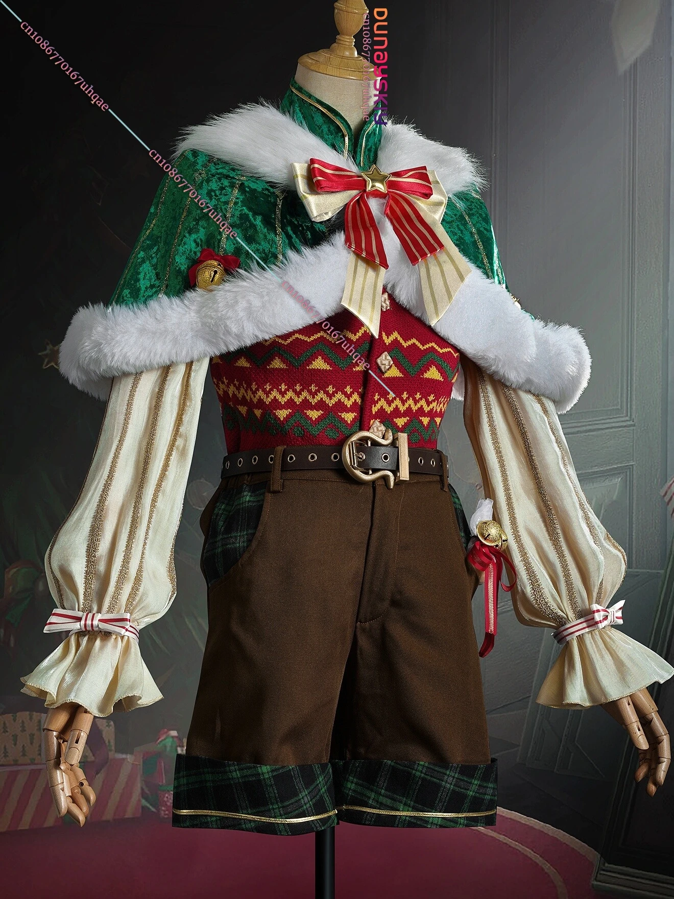 Эдгар Вальден Косплей Костюм Игра Identity V Художник для рождественской вечеринки