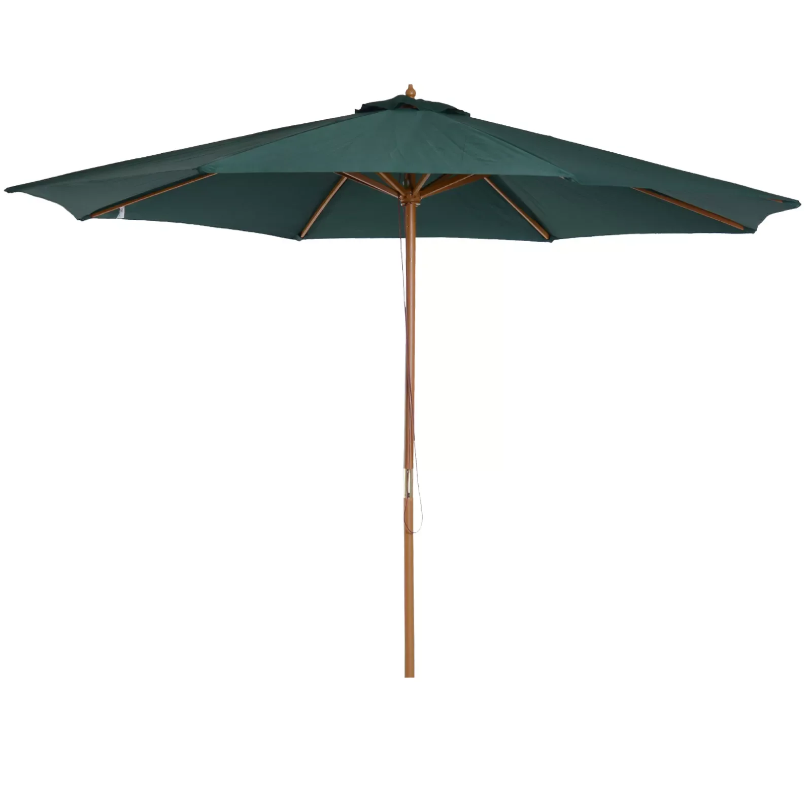 

NEW2023 Sombrilla Umbrella Verde mastil de Madera Terraza Playa Jardin Piscina кемпинг 3m Diametro