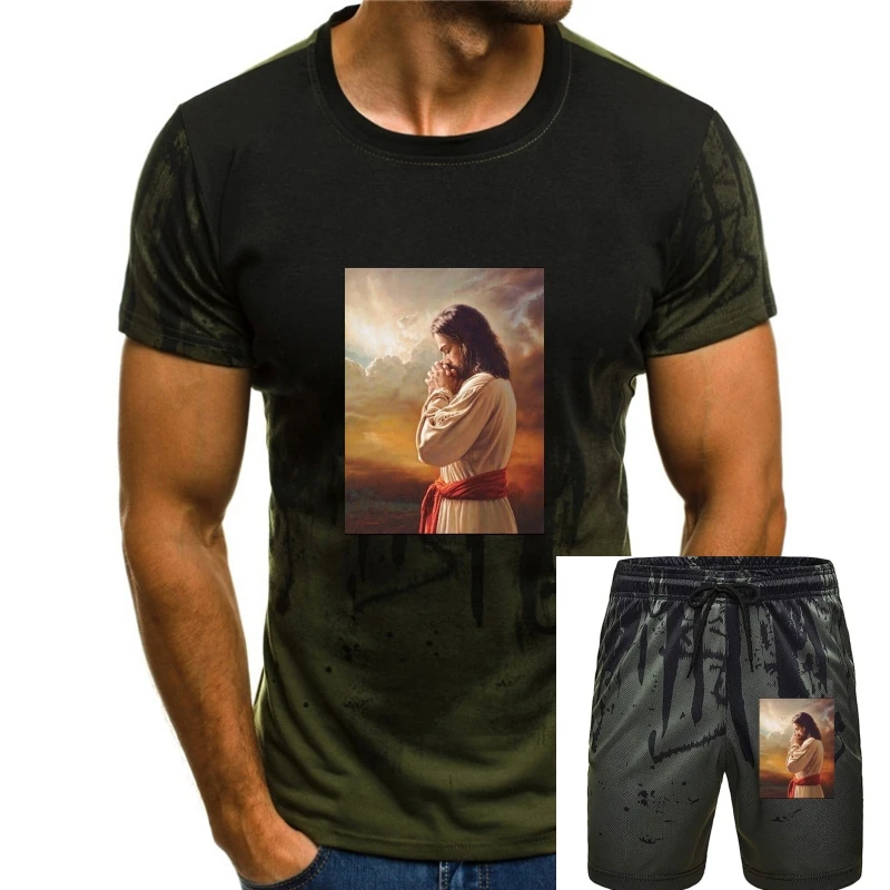 

Футболки унисекс с изображением Иисуса Христа, религии, сценариев, римлян, молитв, Христос, крутая Повседневная мужская футболка, унисекс, новая мода, футболка