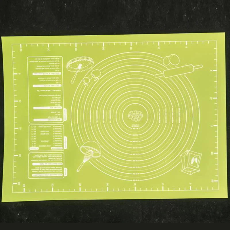1 шт. силиконовый антипригарный коврик для раскатки теста пиццы | Дом и сад