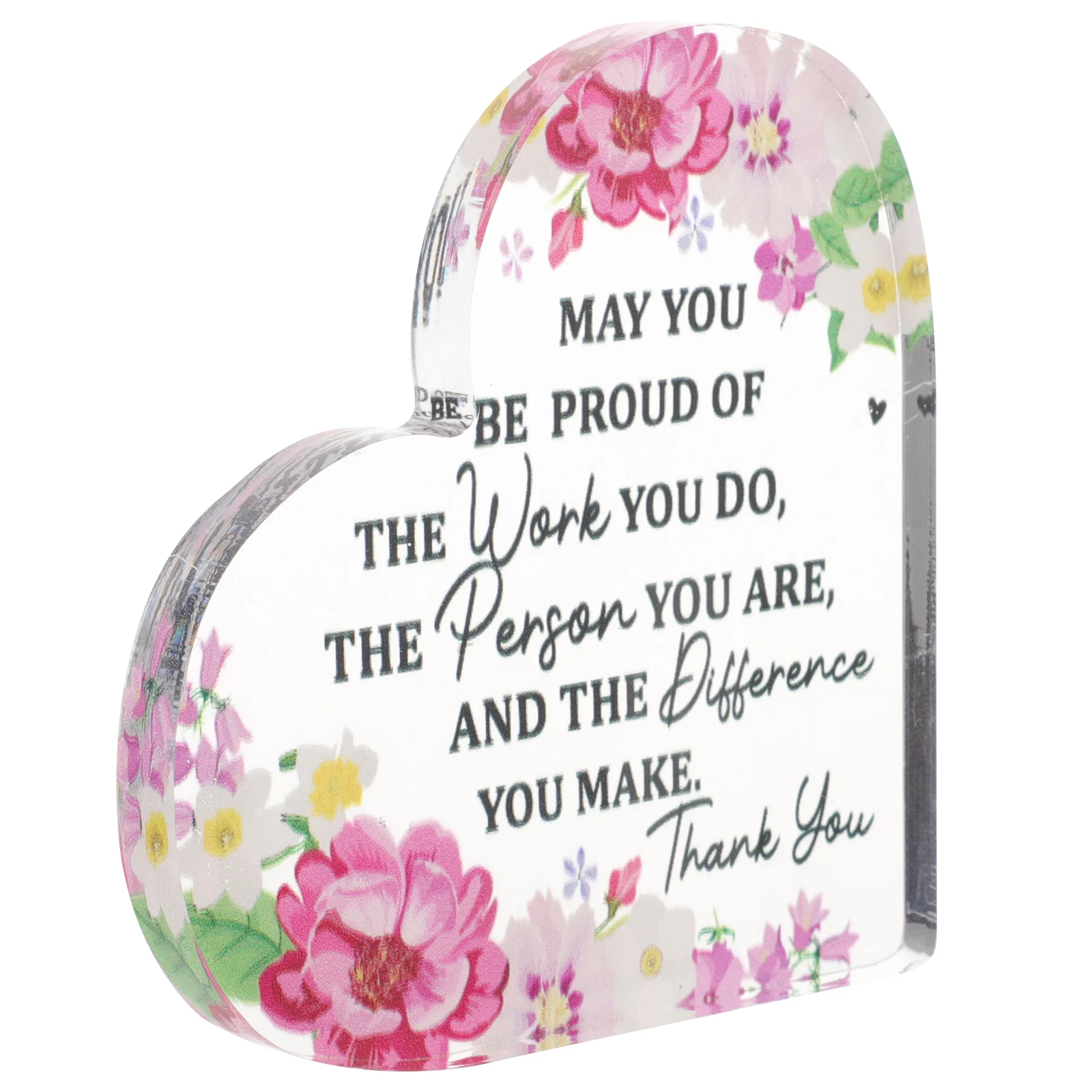 

Спасибо, Прозрачный декор в виде таблички, Женский компьютерный стол, офис, акриловый подарок учителю, Miss The