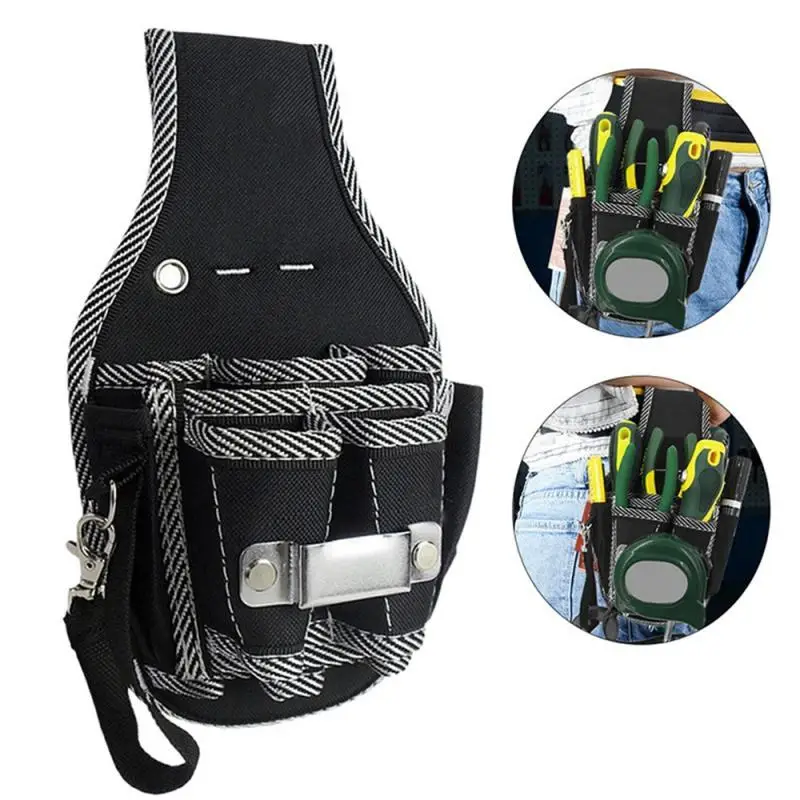

Multifunctional Tool Bag Nylon Fabric Tool Belt Screwdriver Kit Holder Tool Bag Pocket Pouch Bag Electrician Waist Pocket Case