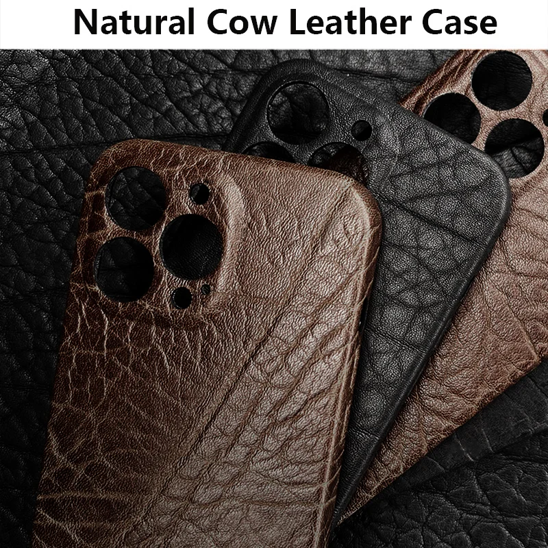 Чехол Bison из натуральной кожи для iPhone 16 Pro Max кожаный чехол 15 магнитная заряжаемая