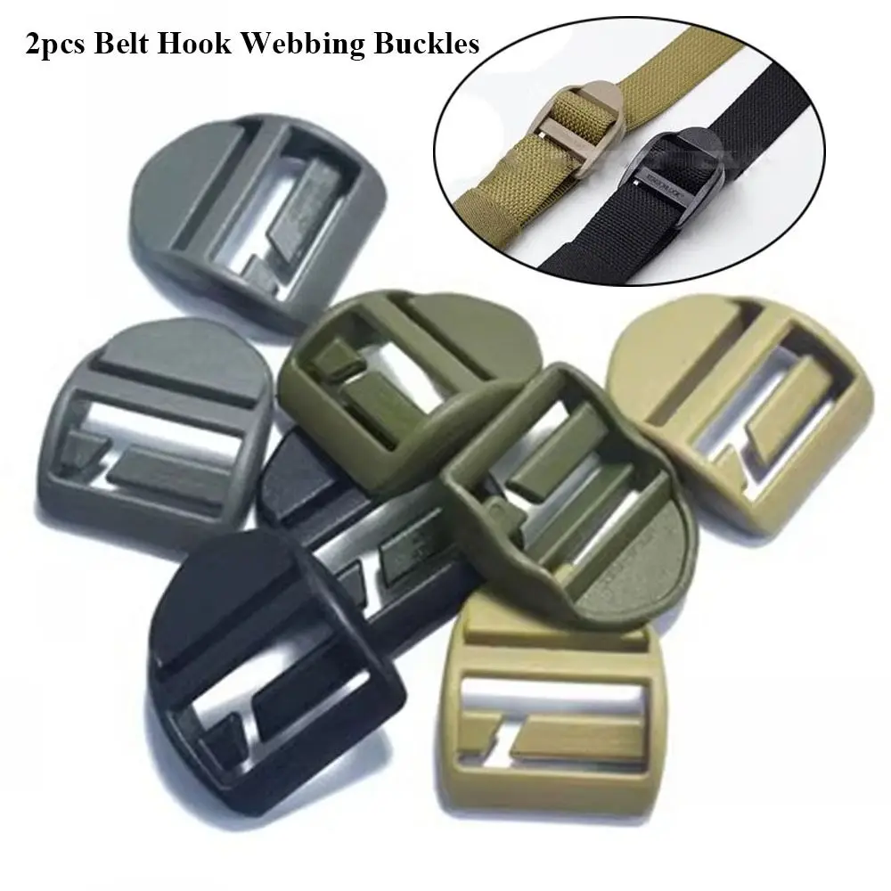 

2pcs Survival Accessories Belt Hooks High Quality Plastic 25mm Quick Release Buckle Belt Clips Outdoor Tool