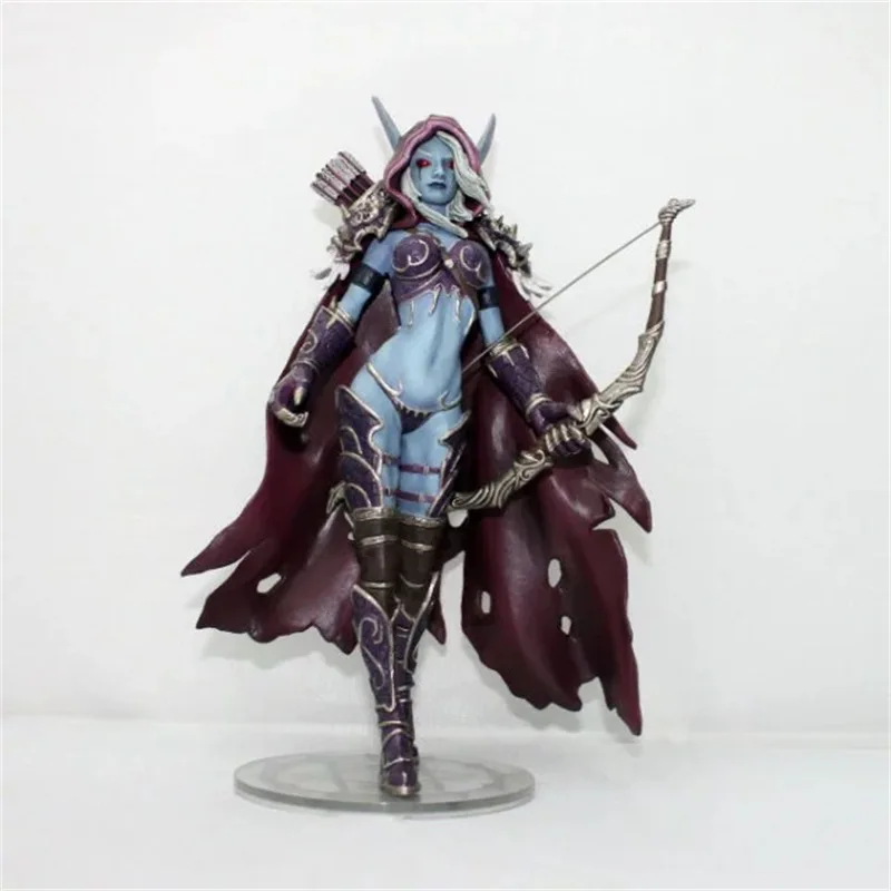 

WOW Fall of The Lich King Arthas Sylvanas Windrunner Sylvan Archery World of Warcraft Dota Menethil Action Figure Game Gifts Kid