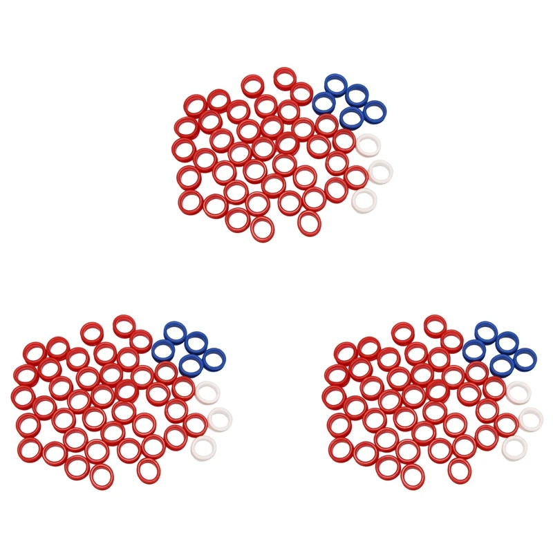 

150Pcs Silicone Finger Rings For Any Scissors Inserts Haircutting Styling Tools Accessories Mix Colors