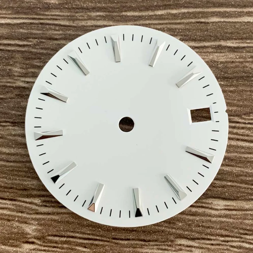28.5MM Watch Dial Watch Accessory Dial No Luminous No Logo Sunburst Face Fits NH35/364R/7S Movement enlarge