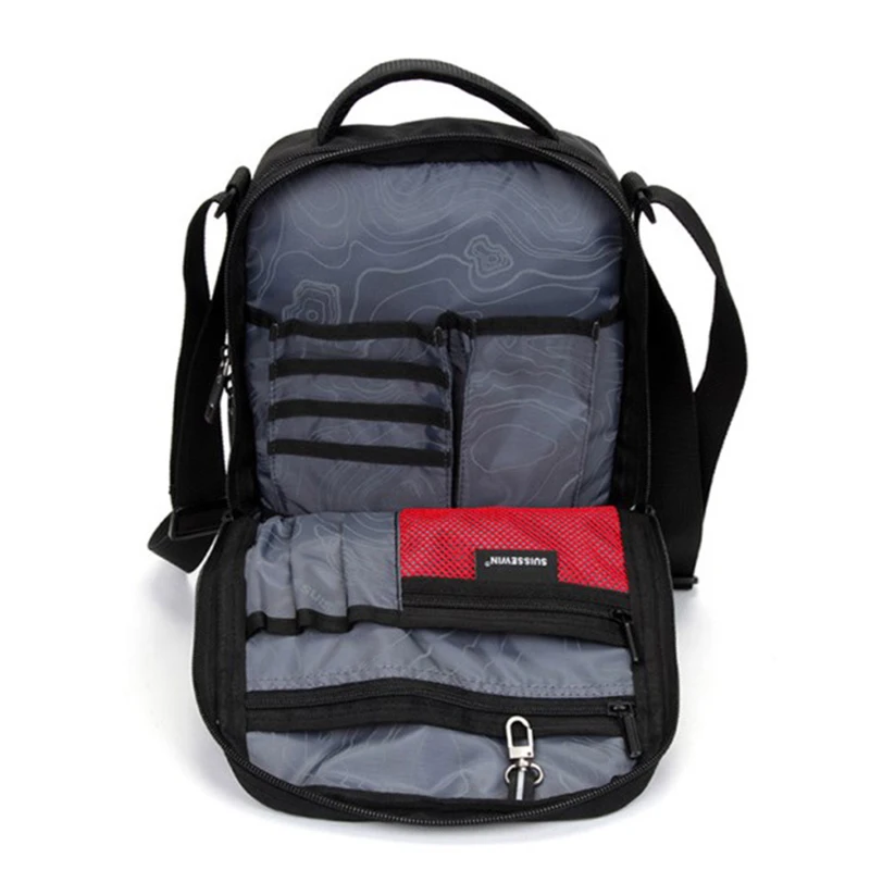 Swiss Shoulder Bag Leisure Briefcase Small Messenger Bag for 9.7