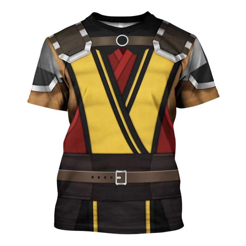 

Футболки с 3D принтом MK Mortal Kombat, мужские футболки для косплея, женская одежда, модная уличная одежда в стиле Харадзюку, забавные детские футболки, топы