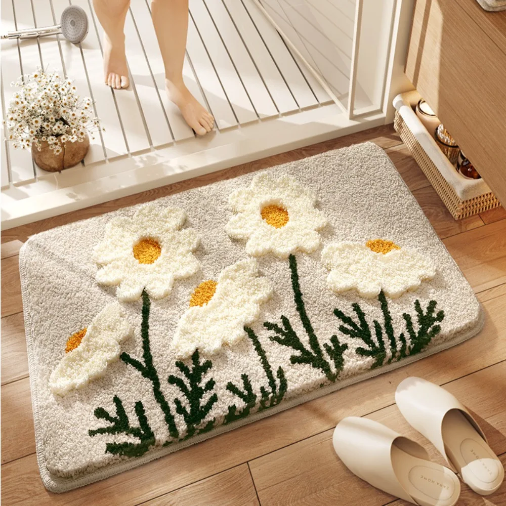 

Коврик для ванной комнаты Floral 30x50 см