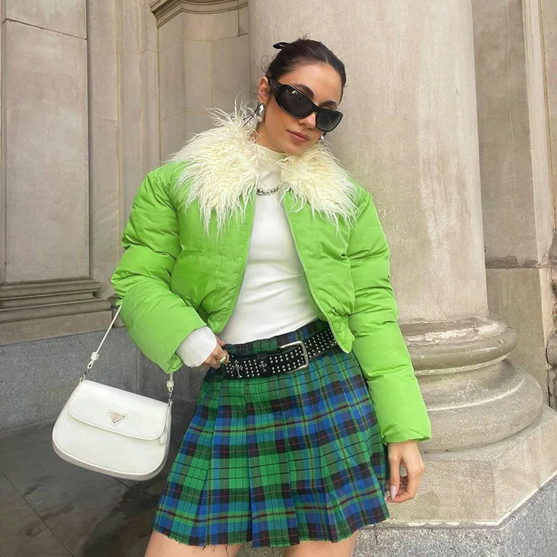 Женский хлопковый Кардиган с длинным рукавом на молнии