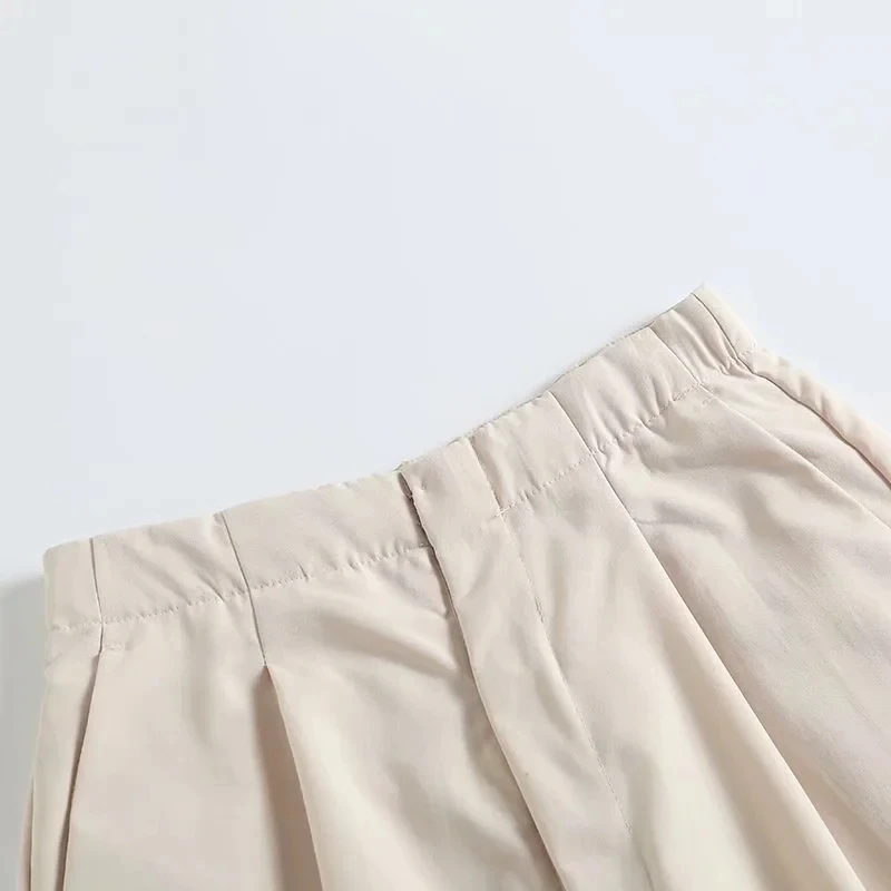 Withered Japanese Style Fashion Simple High Waist Harem Shorts Quick Drying Loose Bermuda Casual Shorts Women