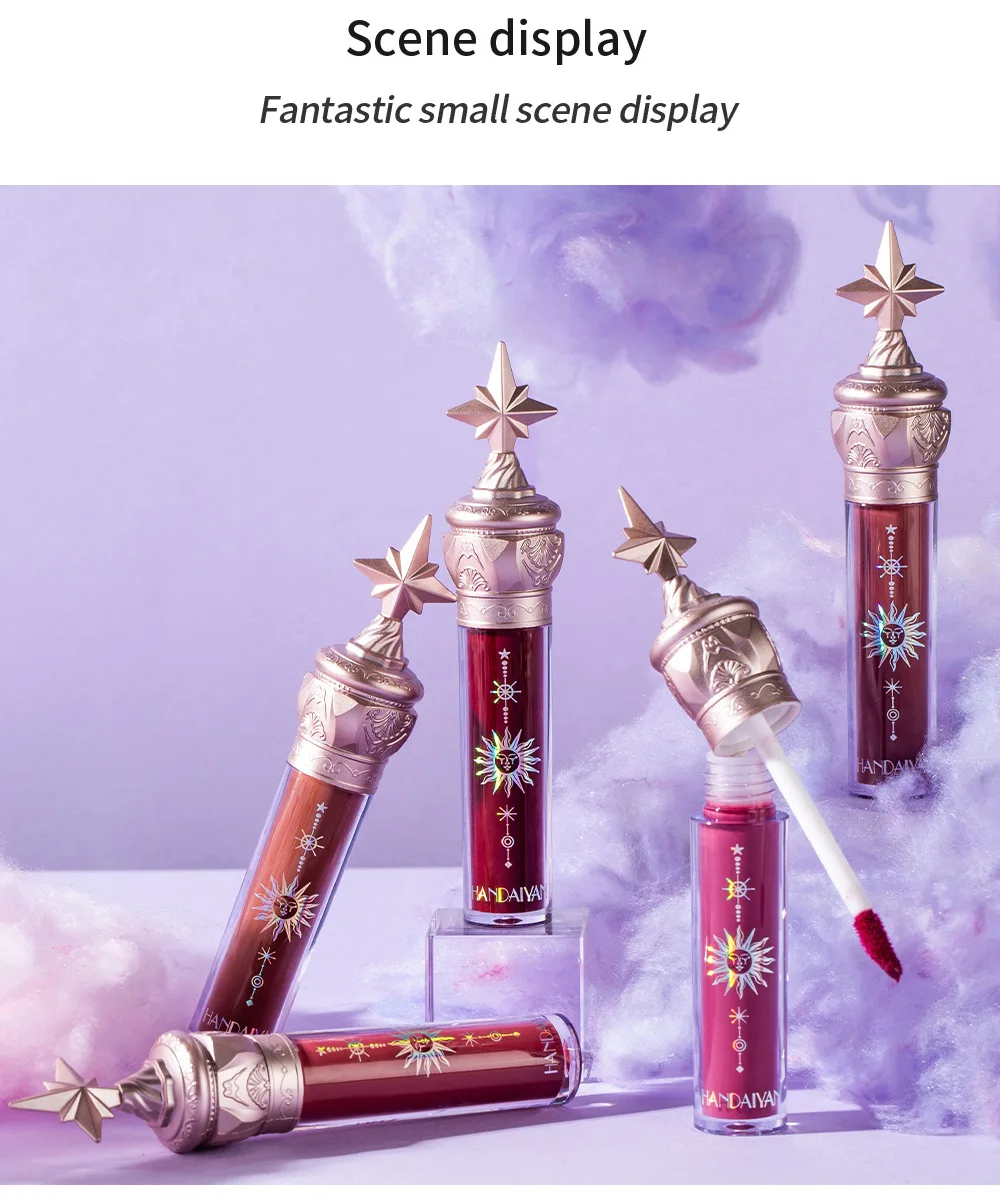 Mirror Lip Glaze Star Stick Tint Oil Lipstick Gloss Glitterliquid Tinted Balm Beauty Makeup |