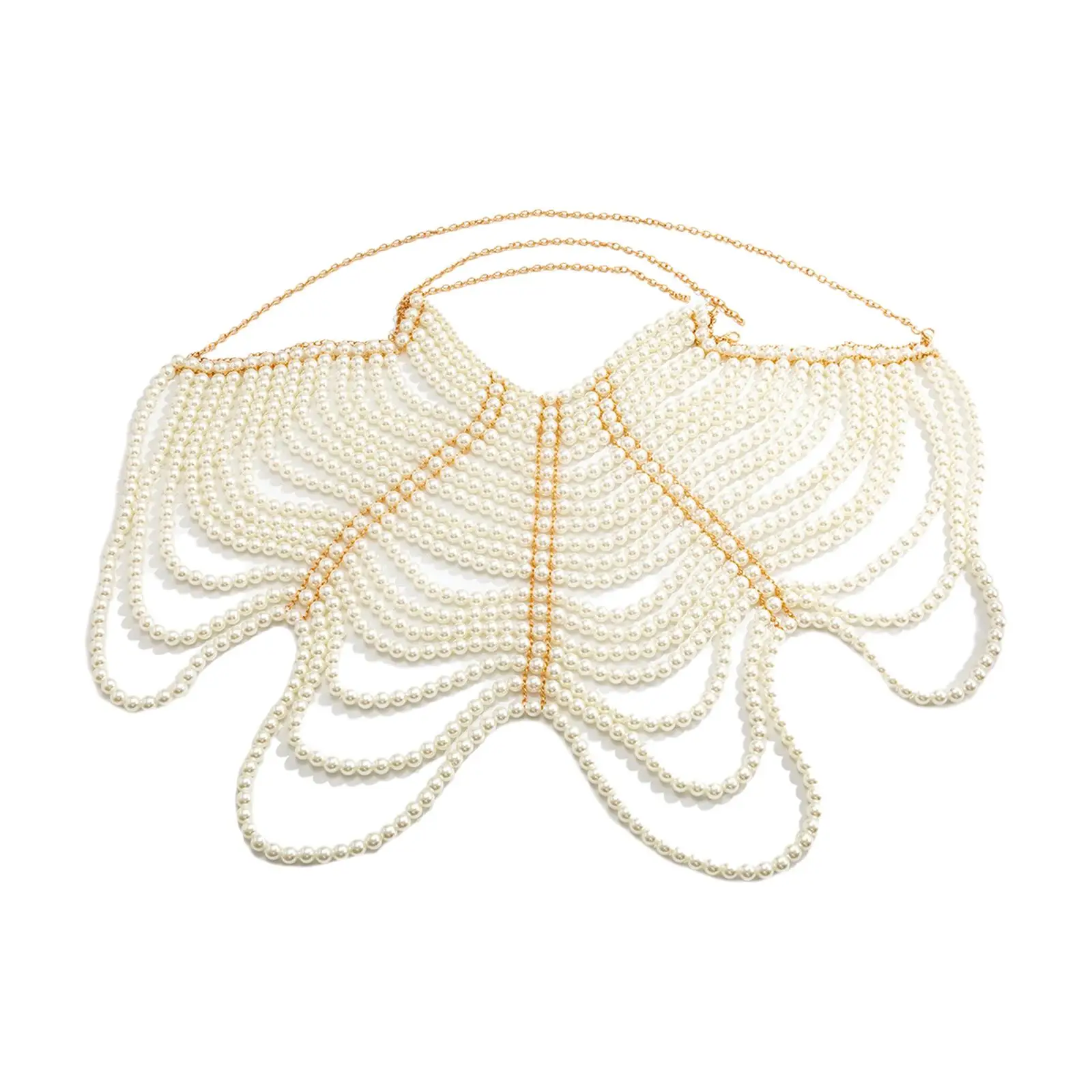 

Body Chain Necklace Shoulder Necklace Fashion for Halloween Weddings Lovers