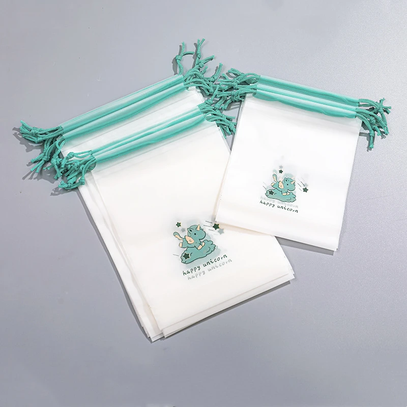 

50 шт., матовые пластиковые чехлы для хранения носков