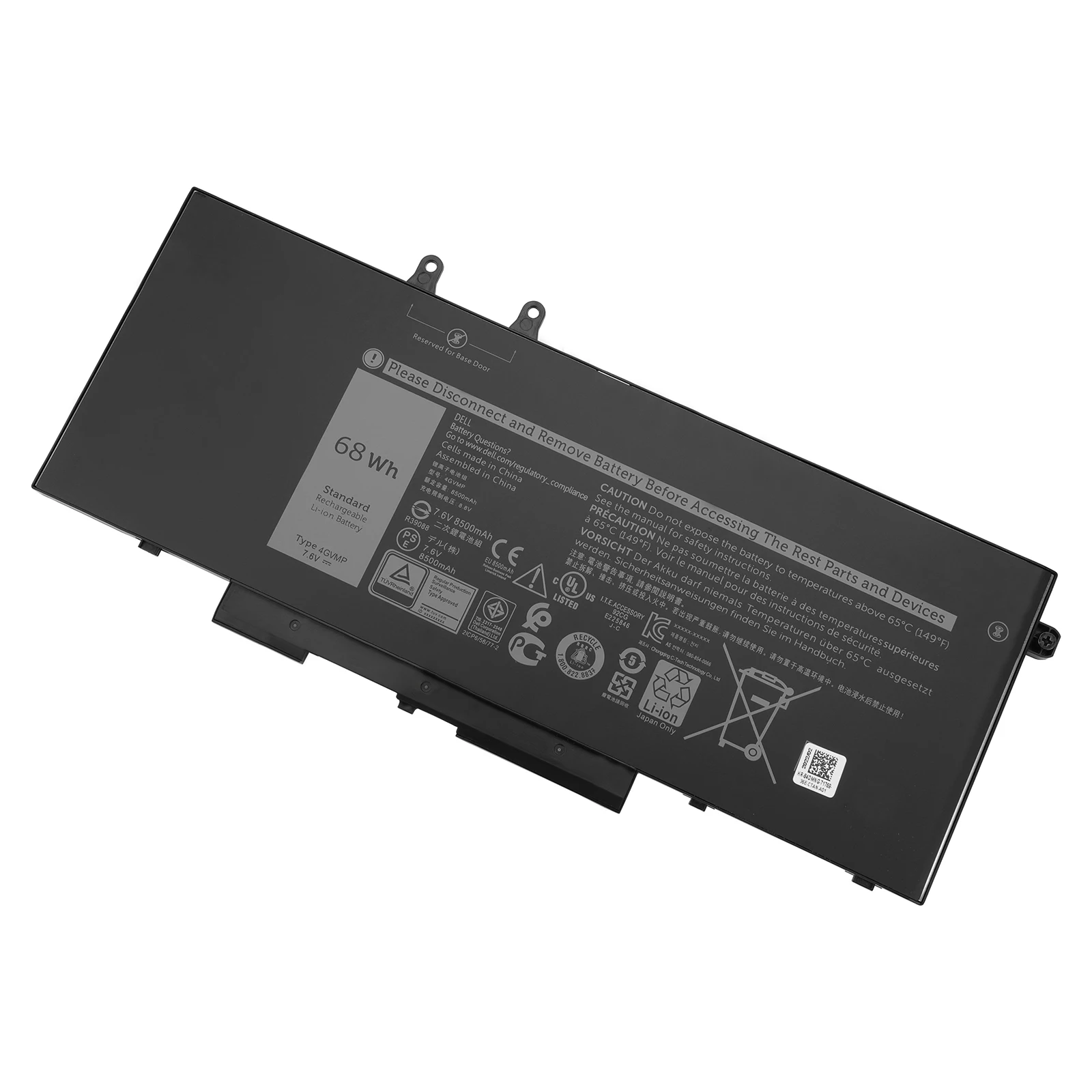 YOOFAN 4gvmp 7 6 V 68Wh Аккумулятор для ноутбука Dell Latitude 5400 5410 5500 Precision 3540 3550 Inspiron 7590 2-в-1