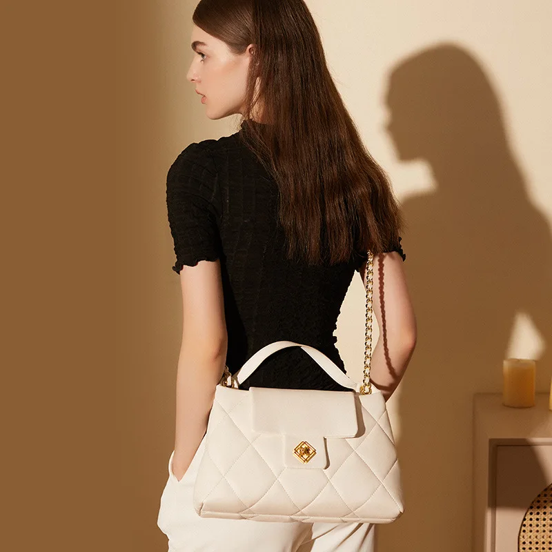 Women's Bag For Women Fashion Designer Luxury Bag New Soft Leather Chain Shoulder Messenger Bag Ladies Elegant Shopping Handbags