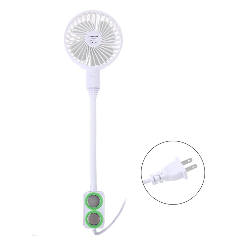 

H7JF 4.5inch 3-speed Flexible AC 100-240V Fan Magnetic Base for Sewing Machine Metal Lathe Workbench Machinist Bench Grinder