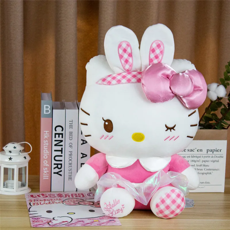 

Hello Kitty Kawaii Plush Toys Stuffed Animals & Plush Pillow Cushion Cartoon Cute Plush Stuffed Doll Padded Pillow Birthday Gift