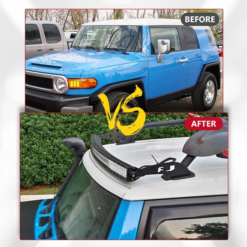 Стандартные крепежные скобы для Toyota Fj Cruiser 2007-2014 верхнее лобовое стекло 52 дюйма