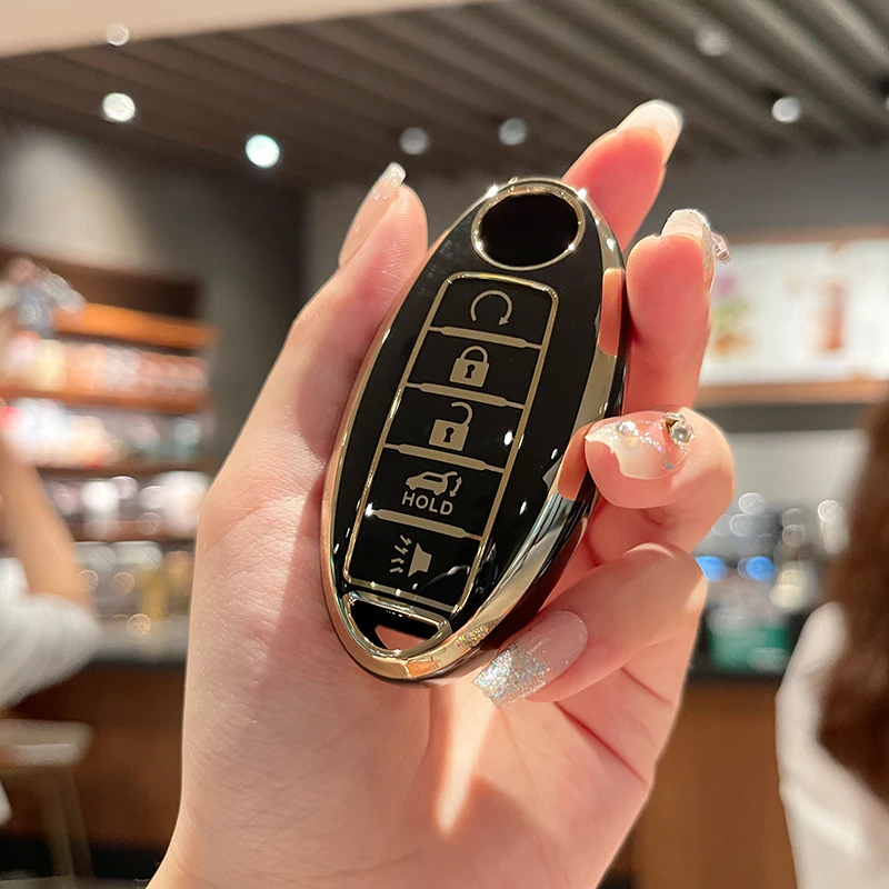 Для Nissan Versa 2021 platinum Sentra Rogue Murano ultima 2013 SL Note Altima Maxima 5 кнопочный ТПУ Автомобильный