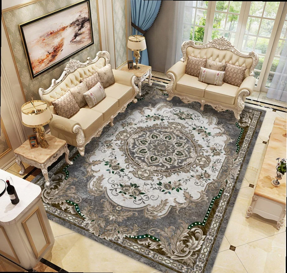 

Best European Style Living Room Carpet Large Area Bedroom Bedside Rugs Home Dormitorio Rug Room Entrance Mat Decor Door Alfombra