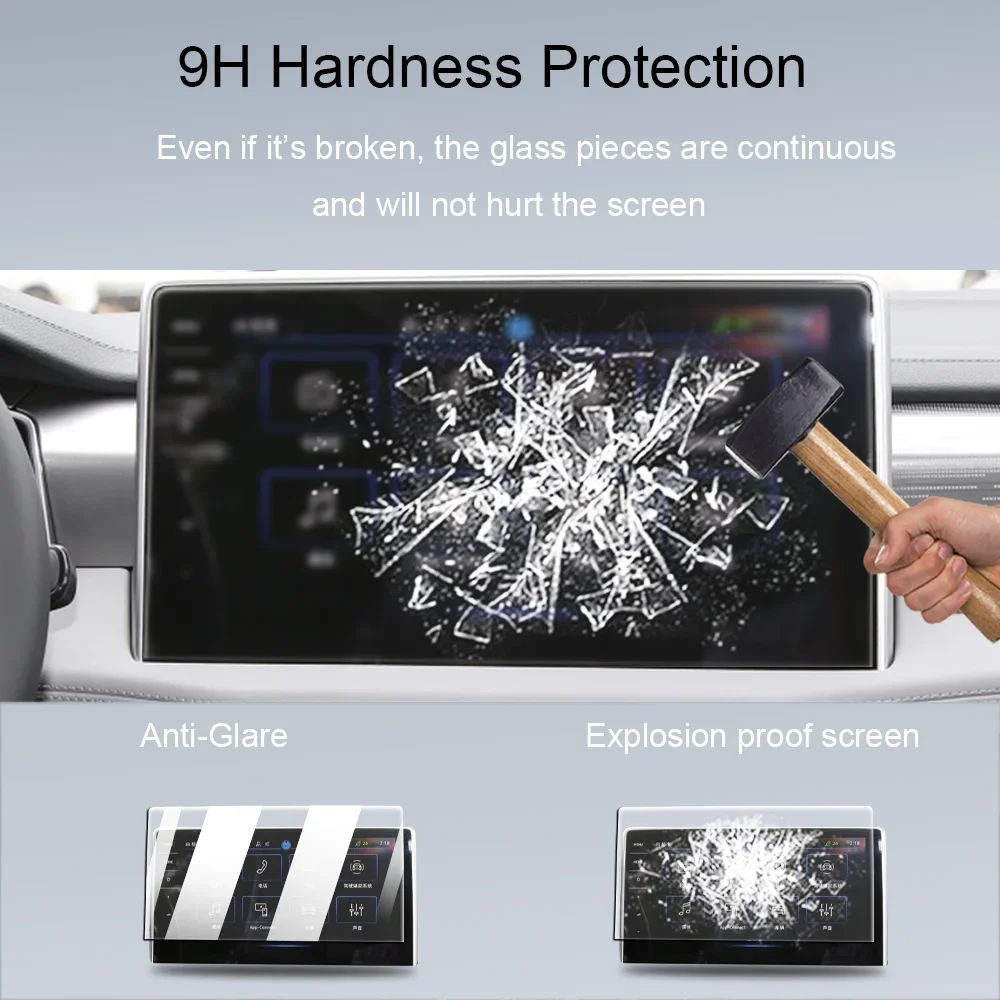 MUQSHI салон автомобиля экран центральной консоли закаленная стеклянная пленка