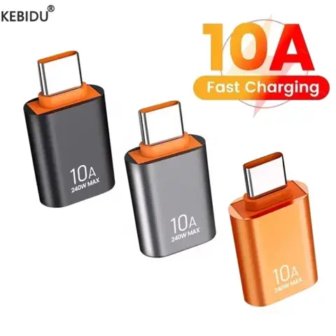 Адаптер OTG Type C «папа»-USB «мама», 10 А