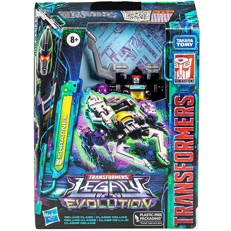 

Hasbro Transformers Generations Legacy Evolution Shrapnel Deluxe Class Action Figure Boy Birthday Gift Car Model Robot Figure