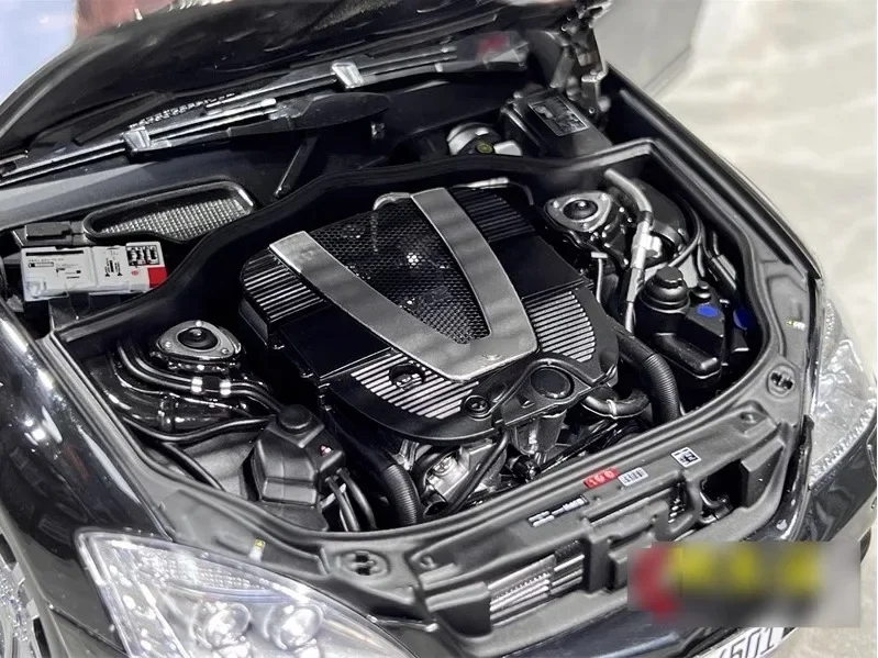 Motorhelix 1:18 для Maybach Mercedes Benz S600L W221 Limited 999 черная литая под давлением модель