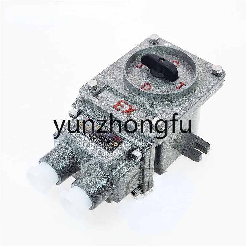 Bhz51 Explosion-Proof Change-over Switch Three-Phase Control Motor Start Explosion-Proof Combination Switch 380v Fiberglass
