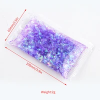 2022 iridescent glitter sequin flakes colorful fluorescent glass paper resin epoxy manicure accessories for diy new