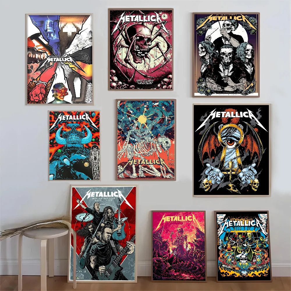 Группа M-METALLICA DIY липкий плакат водостойкая бумажная наклейка кофейня бар