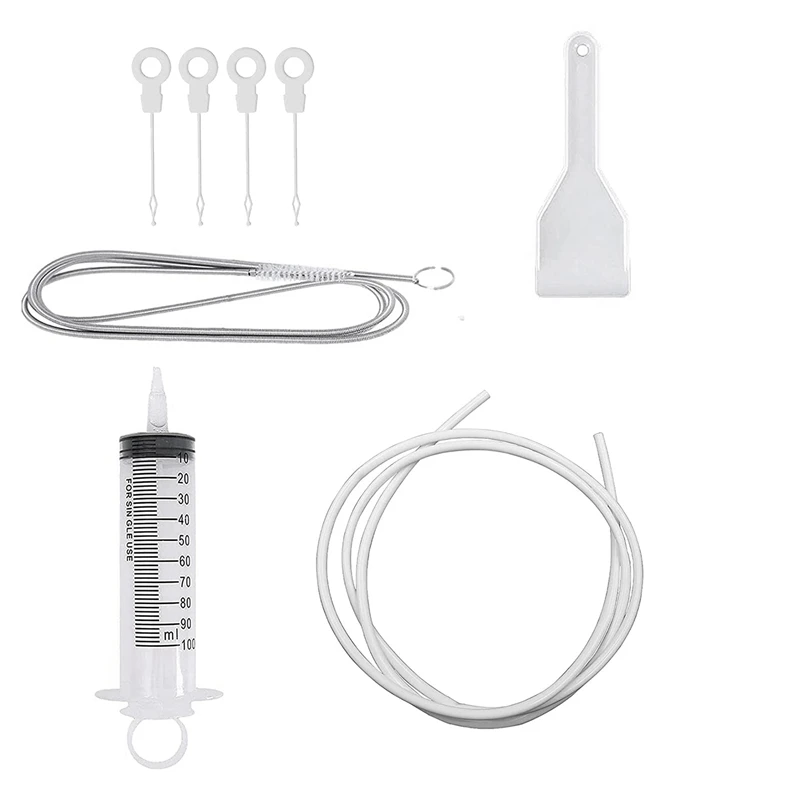 

Набор для очистки дренажных отверстий, щетка для чистки холодильника, гибкая спираль для чистки труб с щеткой